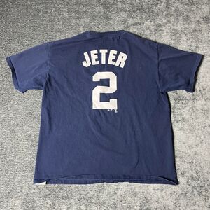 Majestic-athletic Men's Navy and Blue T-shirt